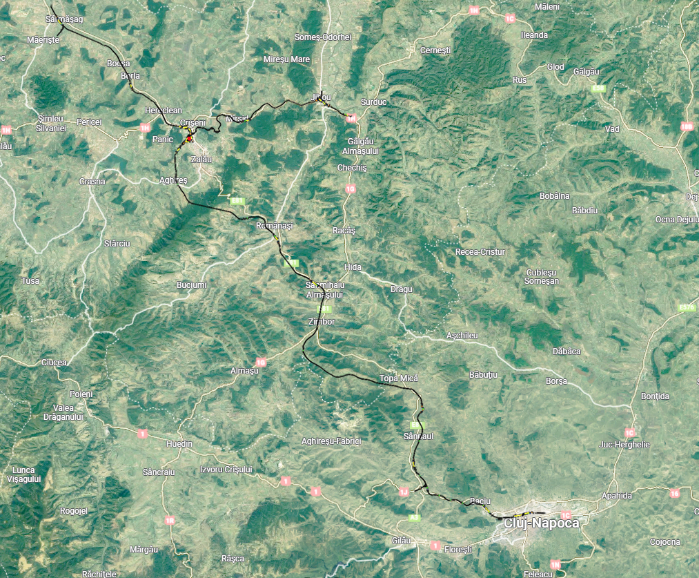 Silvania Route (Cluj Napoca - Zalău - Jibou - Sărmășag)